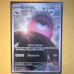 Pokemon Bewear Illustration Rare Full Art Card 079/064 Shrouded Fable Holo NM - Image 1