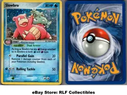 2005 Pokemon, EX Unseen Forces, #13/115 Slowbro, Holo Rare - Image 1