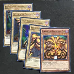 Yu-Gi-Oh Exodia the Forbidden One Complete 5 Card Set YGLD-ENA17-21 Ultra Rare - Image 1