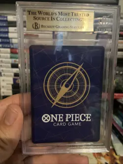 Monkey D. Luffy 500 Years In The Future EN SR OP07-109 One Piece BGS 9.5 English - Image 2