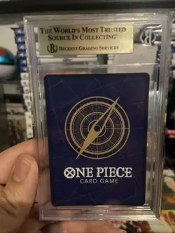 Monkey D. Luffy 500 Years In The Future EN SR OP07-109 One Piece BGS 9.5 English - Image 3