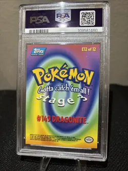 Pokemon Dragonite 1999 Topps Pokemon The Movie Stage 2 #E12 LP - Image 2