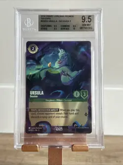 2024 DISNEY LORCANA D23 PROMO COLLECTION #03 URSULA - DECEIVER BGS 9.5 - Image 1