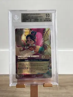Disney Lorcana 2024 D23 Collection Vanellope Von Schweetz Promo BGS 10 Pristine - Image 1