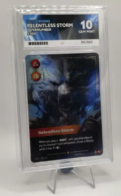 Riftbound OGN Relentless Storm 300/298 Ace Grade 10! - Image 1