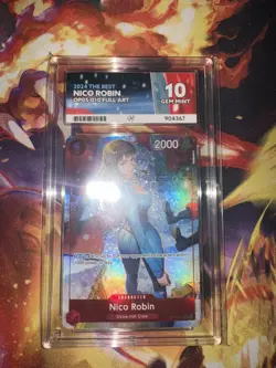 One Piece CCG Nico Robin PRB01-010 Holofoil English PSA 10 Gem Mint 2024 - Image 1