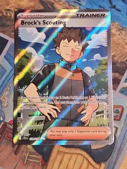 Brock's Scouting 2025 Journey Together 179/159 Ultra Rare Pokemon NM - Image 1