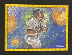 2025 Topps Chrome Update Stars in the Night STN-10 Drake Baldwin /50 Gold DA1 - Image 1