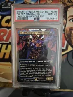 Golbez Crystal Collector Borderless NON FOIL FIN R0395 PSA 10 MTG Final Fantasy - Image 1