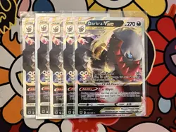 5 Card Pokemon Darkrai VStar 099/189 Astral Radiance Lot Mint Condition - Image 1