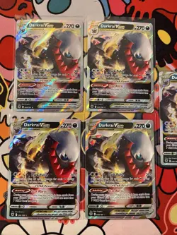 5 Card Pokemon Darkrai VStar 099/189 Astral Radiance Lot Mint Condition - Image 3