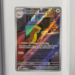 Pokemon Gumshoos 153/132 Me01: Mega Evolution Illustration Rare Holo Card HP 100 - Image 1