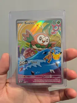 Pokemon Tcg First Partner Illustration Alola Starters Popplio Litten Rowlet - Image 4