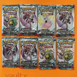 Pokemon TCG Journey Together Sealed Booster Pack X8 - Image 1