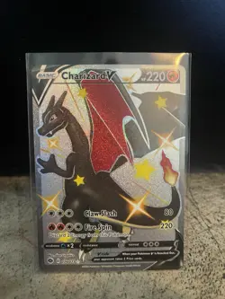 Charizard v Champions Path Holo Card 079/073 Secret Rare Pokemon TCG - Image 1