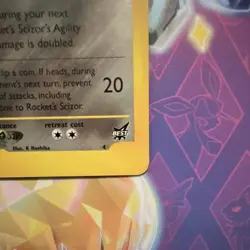 Pokemon Rocket's Scizor #4/9 Best of Game Promo Holo 60 HP 2002 Nintendo TCG - Image 5