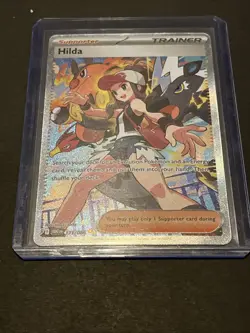 Pokemon TCG Hilda Full Art Trainer White Flare Card 171/086 - Image 1