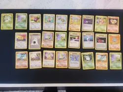 Pokemon TCG Cards Base Set 2 Lot – 25 Vintage Cards - LP/NM #3 - Image 1