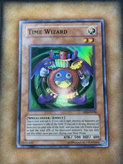 Yugioh! NM-M Time Wizard - DB2-EN038 - Super Rare Minty Pack Fresh - Image 1
