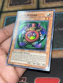 Yugioh! NM-M Time Wizard - DB2-EN038 - Super Rare Minty Pack Fresh - Image 2