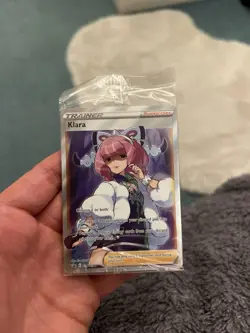 Pokemon TCG Klara Full Art SWSH302 Black Star Promos, Holo, Sealed - Image 1