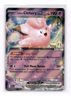 Lillie's Clefairy Ex 76/217 - Ascended Heroes - DOUBLE RARE HOLO - 2026 Pokemon - Image 1