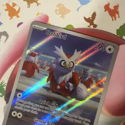 Delibird 152/132 Illustration Rare IR Pokemon Mega Evolution Mint Condition - Image 3