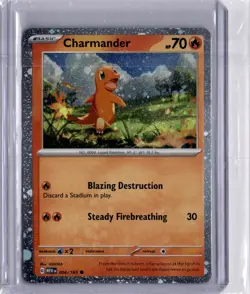🔥🔥Charmander - (Cosmos Holo) 004/165 Pokemon TCG Fire Pack Fresh🔥🔥 - Image 1