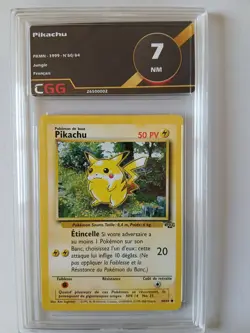 Carte pokemon Francais Pikachu (JU 60) Jungle CGG 7 26500002 - Image 1
