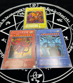 Yugioh OCG Slifer the Sky Dragon obelisk Ra God 3 set G4-01 G4-02 G4-03 NM - Image 3