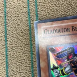 Yu-Gi-Oh! Gladiator Beast Samnite TU01-EN004 Super Rare Turbo Pack 1 - Image 4