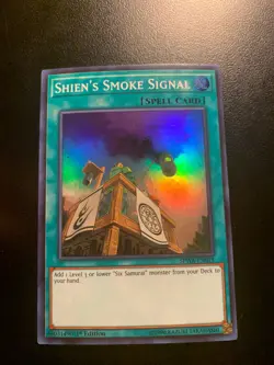Yu-Gi-Oh! TCG Spirit Warriors SPWA-EN015 Shien's Smoke Signal 1st ED - Image 1