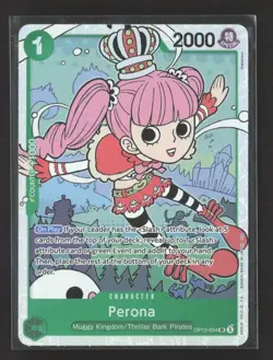 One Piece Perona OP12-034 SR Legacy of the Master Foil - Image 1
