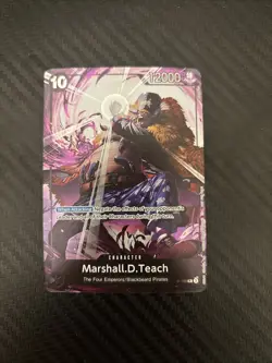 Marshall.D.Teach (Event Pack Vol. 8) P-100 One Piece Promotion Cards Foil - Image 1