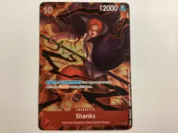 One Piece TCG Event Pack Vol. 8 P-097 Promo SHANKS Foil NM (3175) Graded Power - Image 1
