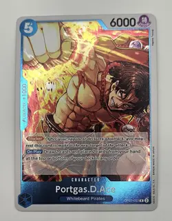 One Piece CCG Portgas.D.Ace OP07-053 Foil Rare Blocker 6000 Power 5 Cost Bandai - Image 1