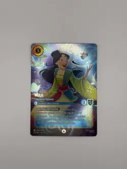 Disney Lorcana Fabled Mulan Considerate Diplomat (Enchanted) 235/204 - Near Mint - Image 1