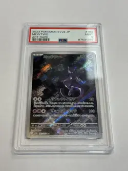 Mewtwo 183/165 — PSA 9 (MINT) — Japanese 151 SV2a — Art Rare Pokemon Card - Image 1