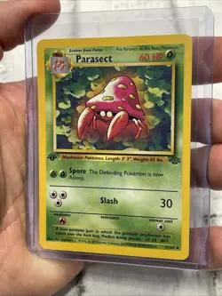 1st Edition Parasect 41/64 Jungle Set - Uncommon Pokemon Card Lightly Played LP - Image 2