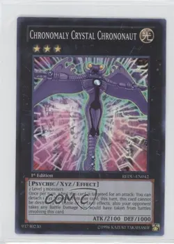 Chronomaly Crystal Chrononaut 1st Ed. YuGiOh Return of the Duelist #REDU-EN042 - Image 1