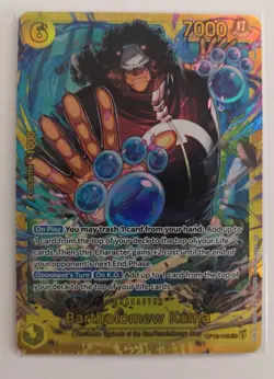 One Piece Card OP12-119 Bartholomew Kuma Alt Art Secret Rare English NM - Image 1