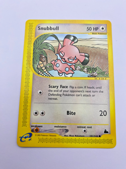 Pokemon Card - Non-Holo Snubbull 101/144 Skyridge *EX* e-Card Common - Image 1