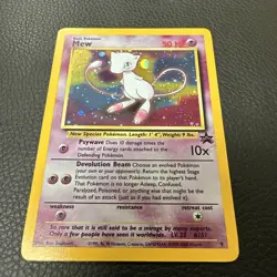 Pokemon Card - Mew Wizards Black Star Promos 9 Holo promo - Image 1