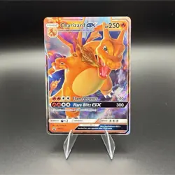 Pokemon TCG Charizard GX SM Promo Holo Card SM211 250 HP Flare Blitz GX - Image 1
