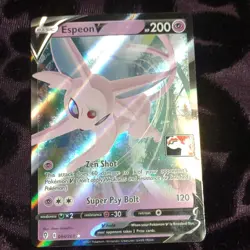 Pokemon Espeon V Ultra Rare Full Art Holo Evolving Skies 064/203 Card - Image 1