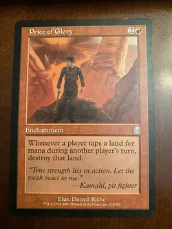1x MTG Price of Glory Odyssey LP - Image 1