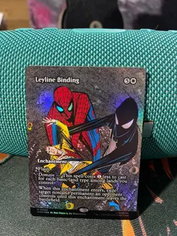 MTG Leyline Binding (Borderless) Marvel Universe Eternal-Legal Foil (0002) NM - Image 1