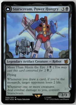 Starscream, Power Hungry (5) - Foil - Universes Beyond: Transformers (BOT) - NM - Image 1