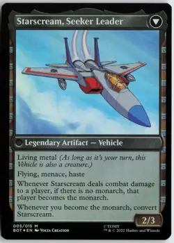 Starscream, Power Hungry (5) - Foil - Universes Beyond: Transformers (BOT) - NM - Image 2