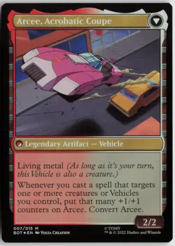 Arcee, Sharpshooter (7) - Foil - Universes Beyond: Transformers (BOT) - NM - Image 2